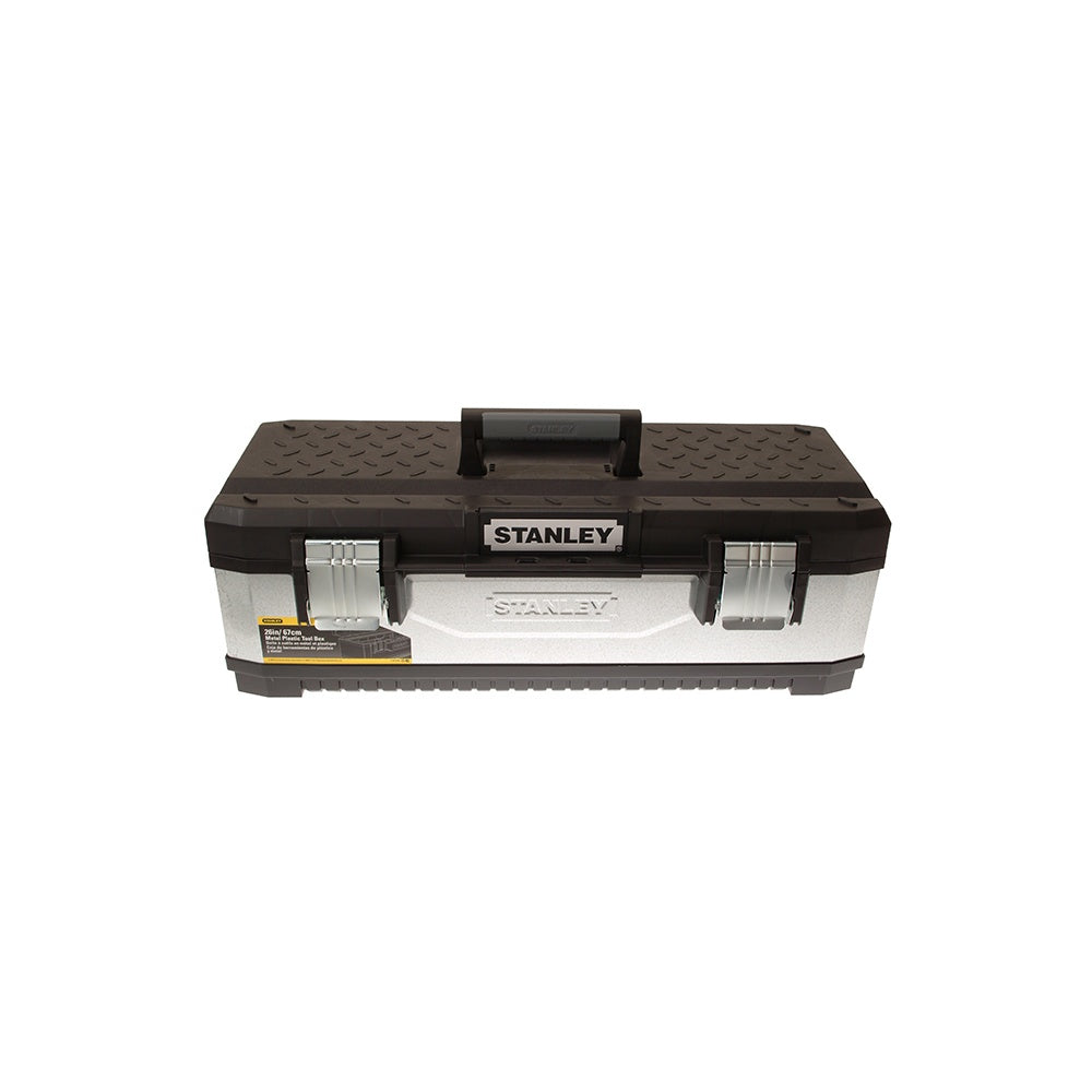 Stanley Tools Galvanised Metal Tool Box 26in