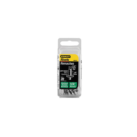 Stanley Tools 1-PAA52 Aluminium Rivets Short 4mm (20)