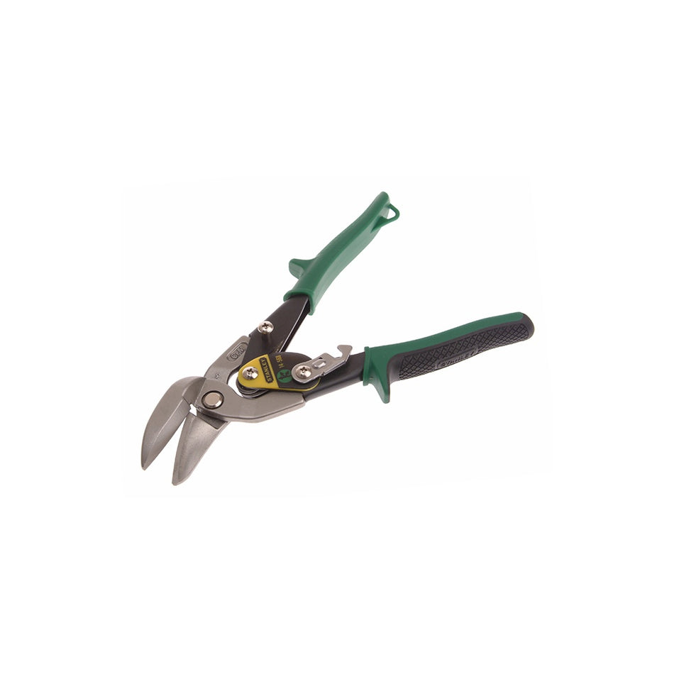 Stanley Tools Green Offset Aviation Snip Right Cut 250mm