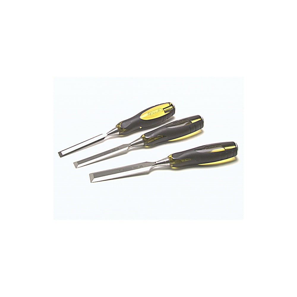 Stanley Tools FatMax Bevel Edge Chisel with Thru Tang Set of 3: 12, 18 & 25mm