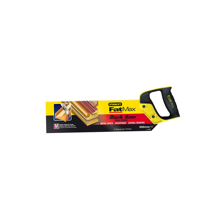 Stanley Tools FatMax Tenon Back Saw 350mm (14in) 11tpi