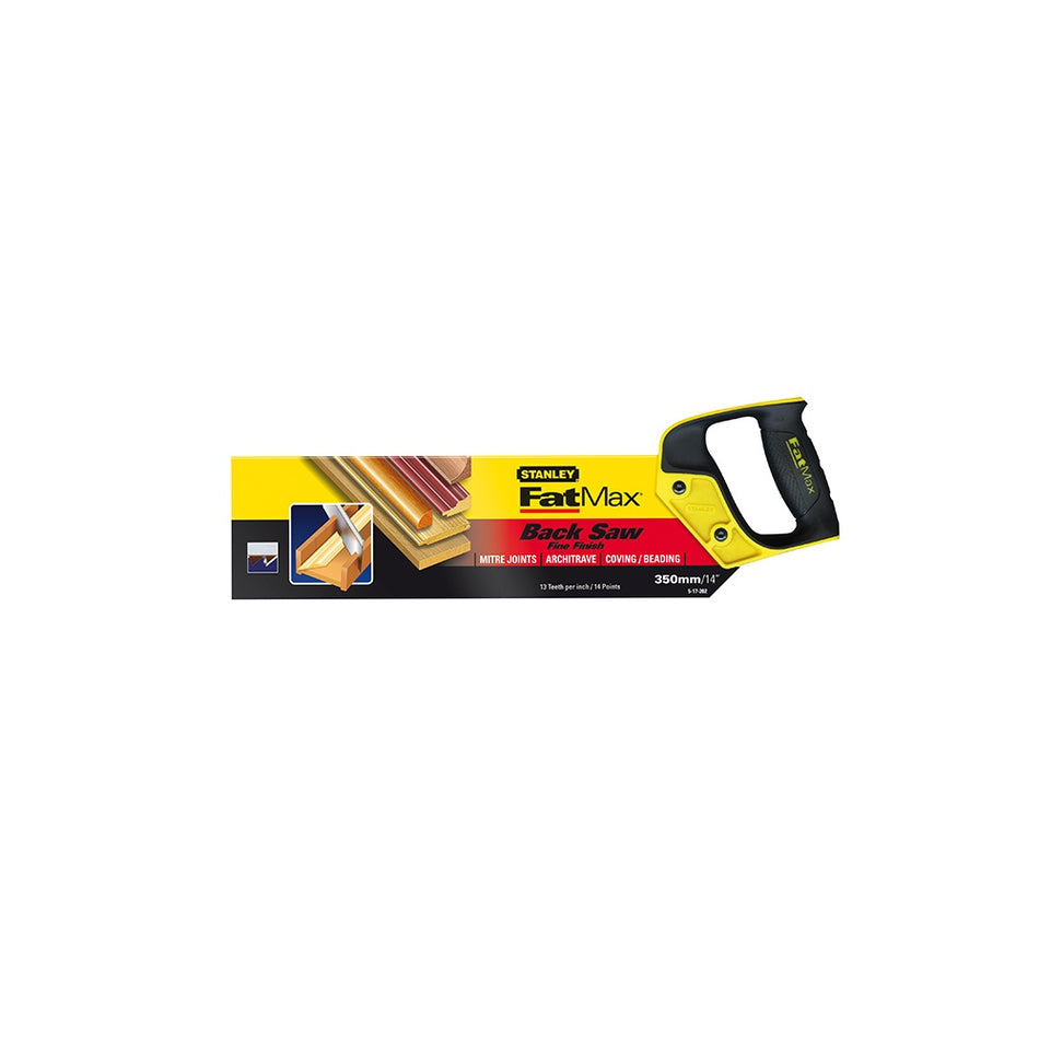 Stanley Tools FatMax Tenon Back Saw 350mm (14in) 13tpi