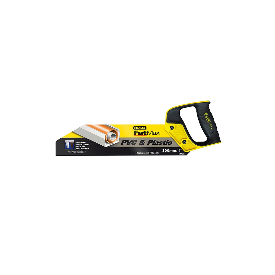 Stanley Tools FatMax PVC & Plastic Saw 300mm (12in) 11tpi