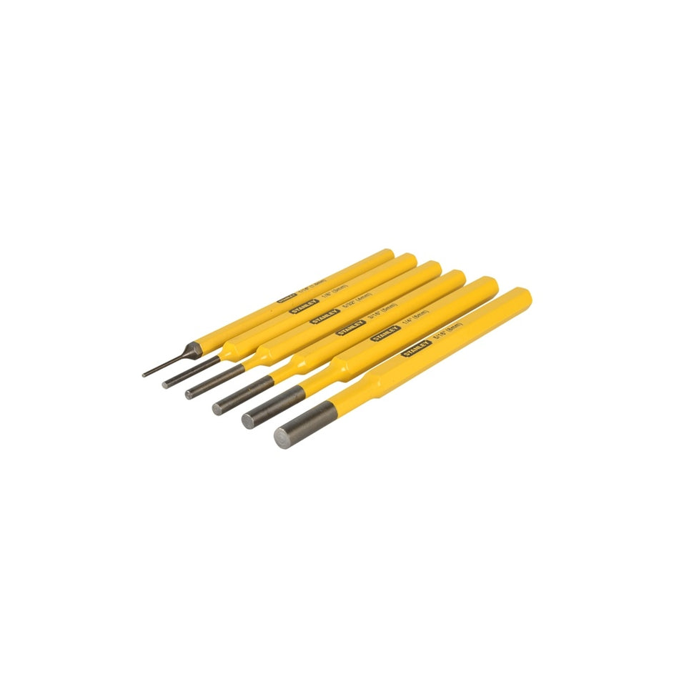 Stanley Tools Pin Punch Kit 6 Piece Set