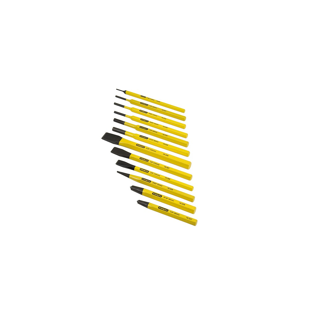 Stanley Tools Punch & Chisel Set 12 Piece