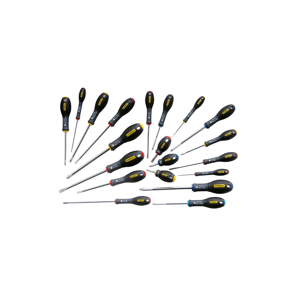 Stanley Tools FatMax Screwdriver Set Parallel/Flared/Phillips/Pozi Set of 20