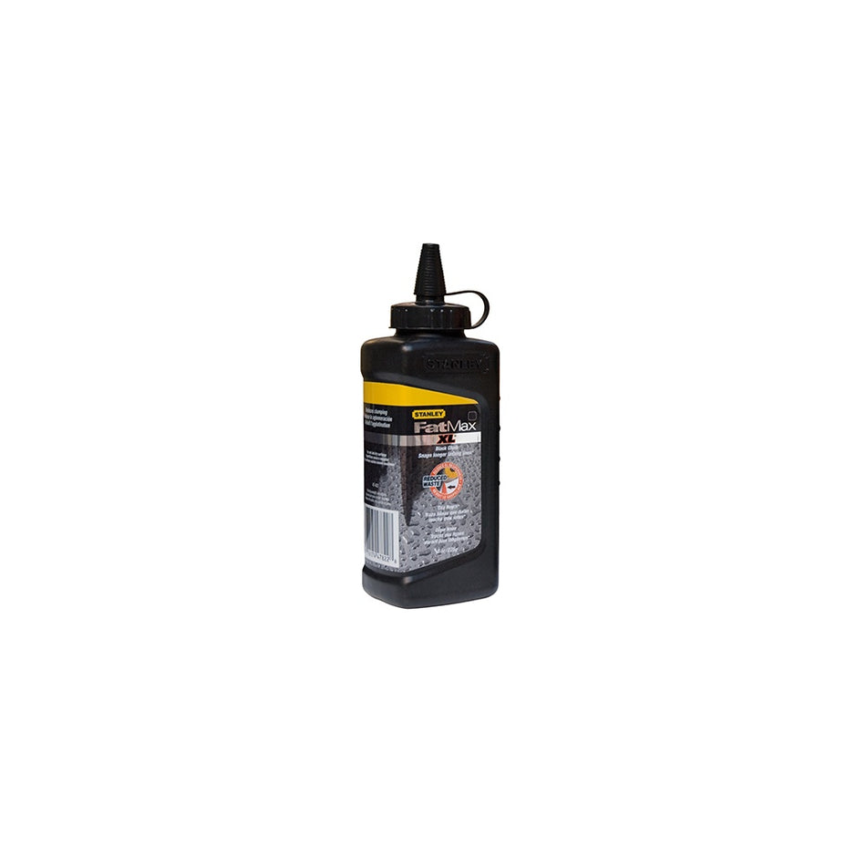 Stanley Tools FatMax XL Square Bottle Chalk Refill 225g Black