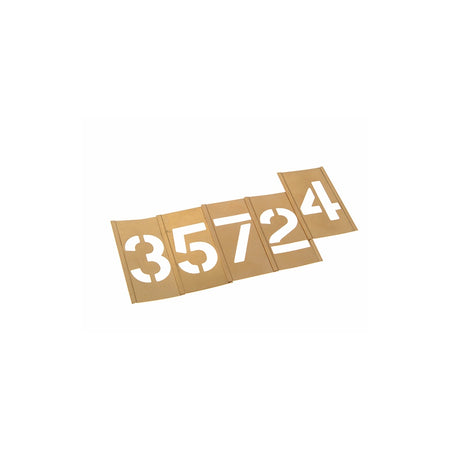 Stencils Set of Brass Interlocking Stencils - Figures 1 in