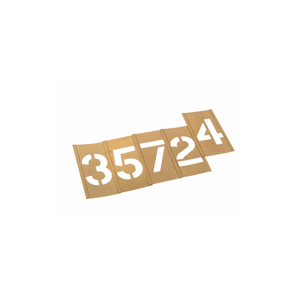 Stencils Set of Brass Interlocking Stencils - Figures 1 in