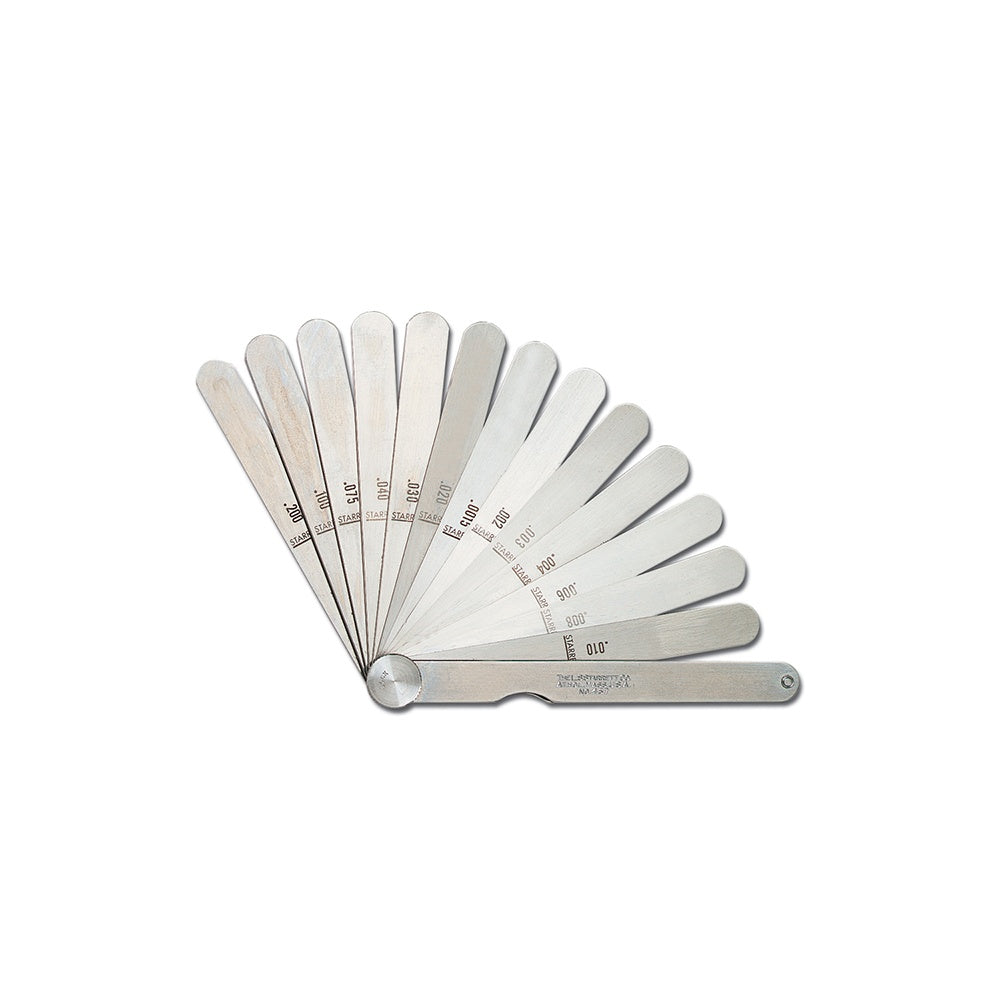 Starrett 467M Feeler Gauge 13 Piece Set 0.04-5mm