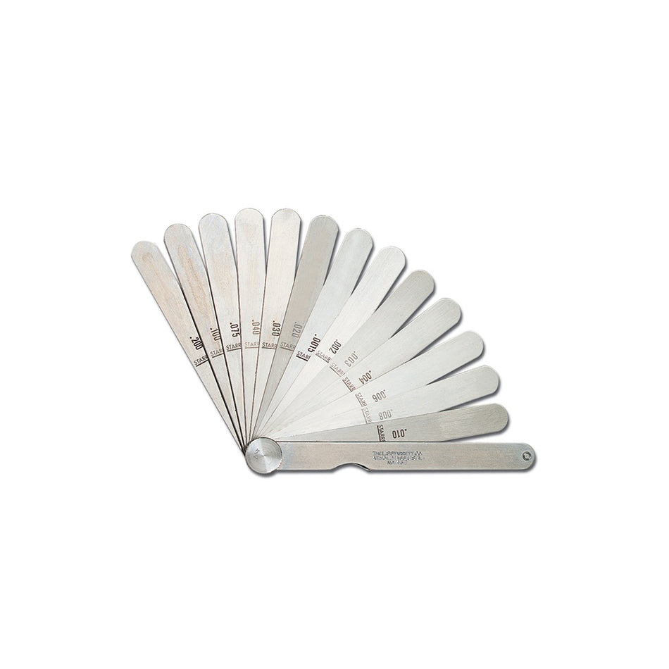 Starrett 467M Feeler Gauge 13 Piece Set 0.04-5mm