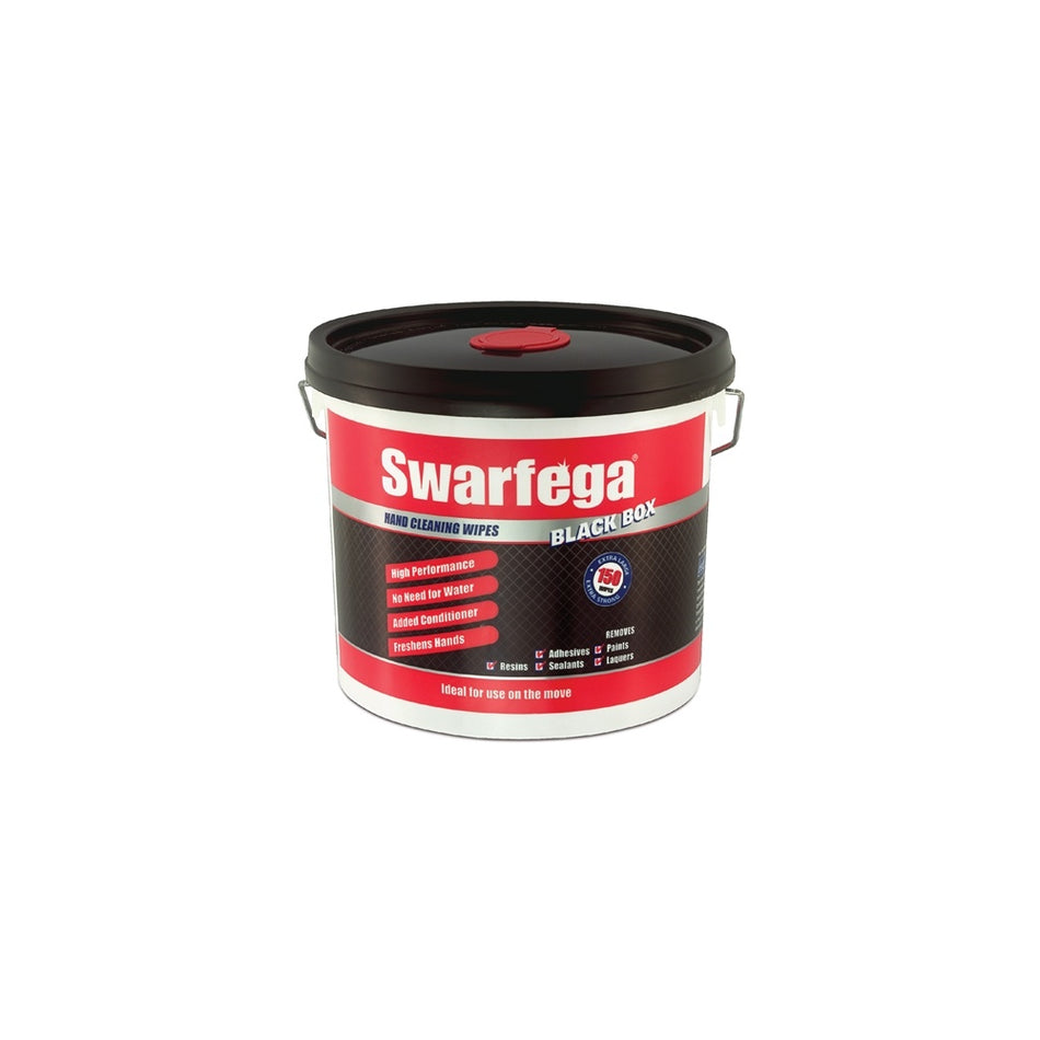 Swarfega Black Box Heavy-Duty Trade Hand Wipes (150)