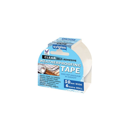 Sylglas Clear Waterproofing Tape 50mm x 6m Roll