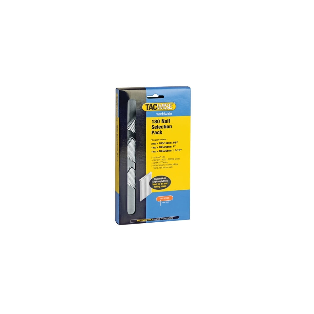 Tacwise 180 18 Gauge Nail Selection Pack 4000