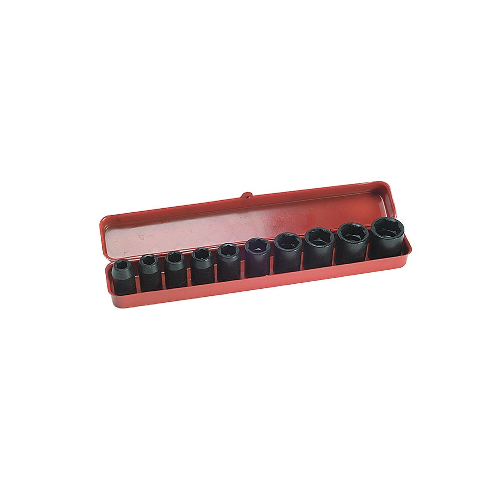 Teng 9121 Impact Socket Set of 10 Metric 1/2in Drive