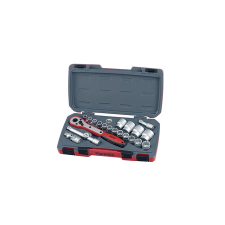 Teng T1221 Socket Set of 21 Metric 1/2in Drive