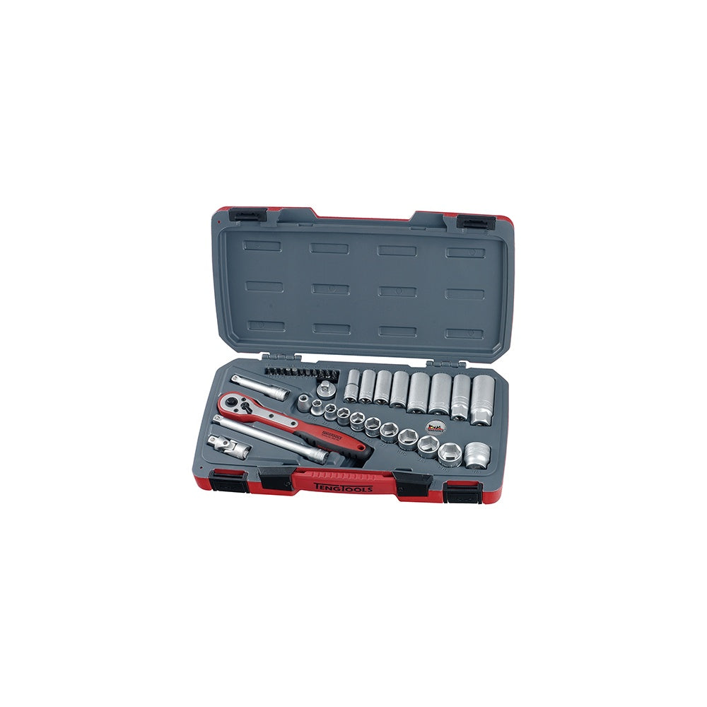Teng T3835AF Socket Set of 35 A/F 3/8in Drive