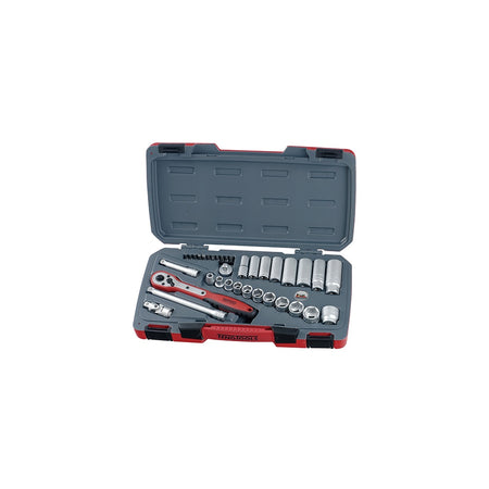 Teng T3835AF Socket Set of 35 A/F 3/8in Drive