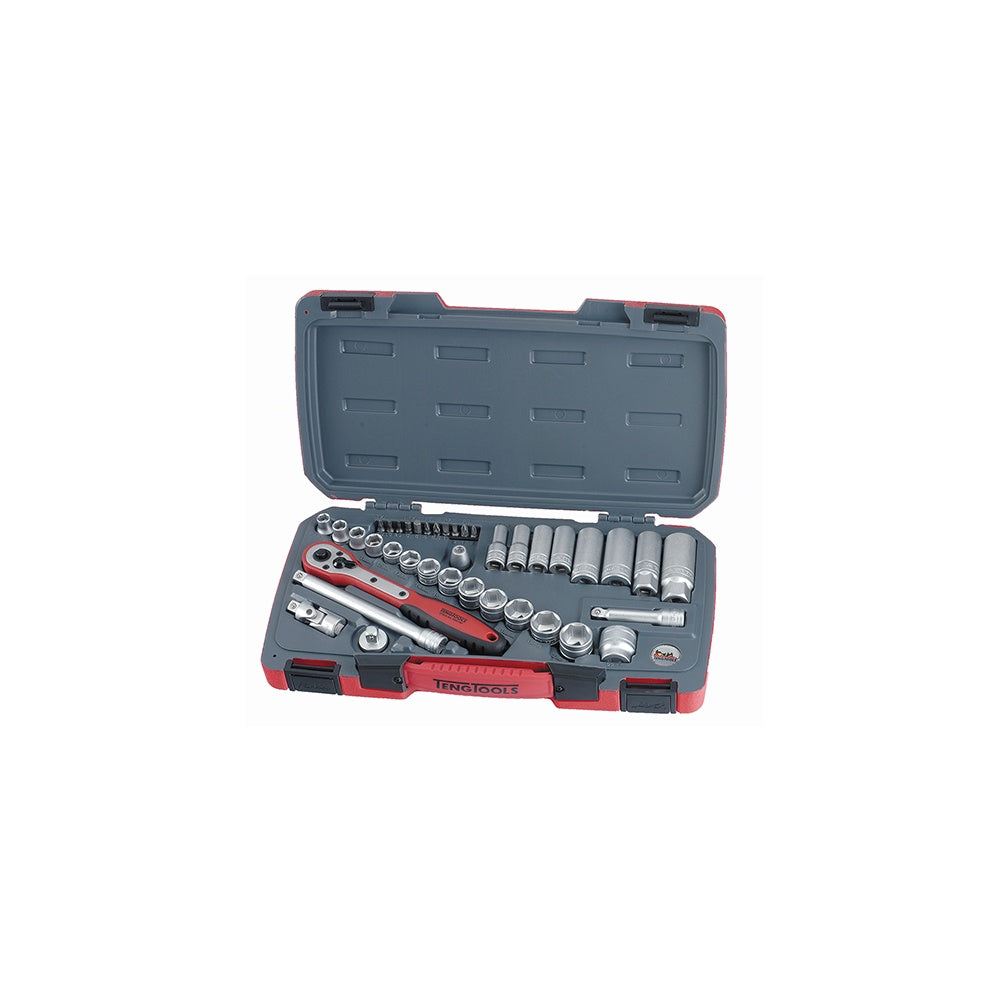 Teng T3839 Socket Set of 39 Metric 3/8in Drive