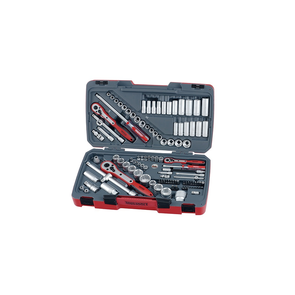 Teng TM111 Tool Set of 111 Metric & AF 1/4, 3/8, 1/2in Drive