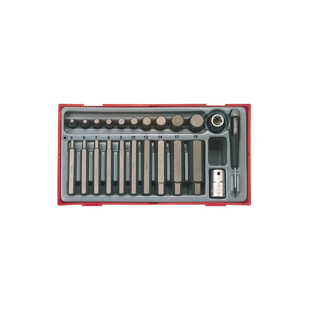 Teng TTHEX23 23 Piece Metric Hex Bit Socket Set