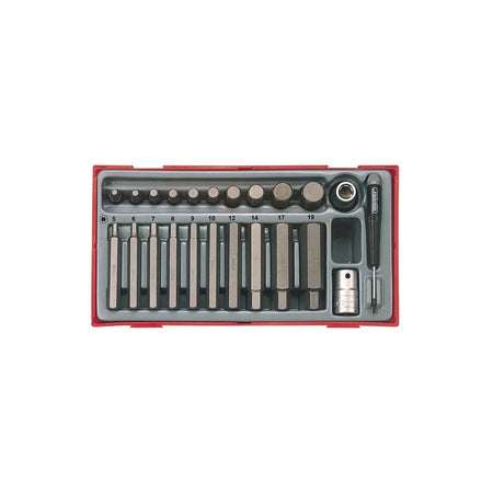 Teng TTHEX23 23 Piece Metric Hex Bit Socket Set