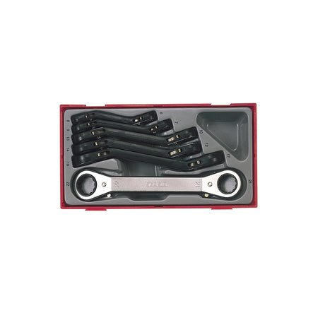 Teng TTRORS 6 Piece Metric Ratchet Ring Spanners