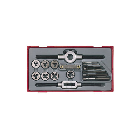 Teng TTTD17 17 Piece Rethreading Tap & Die Set