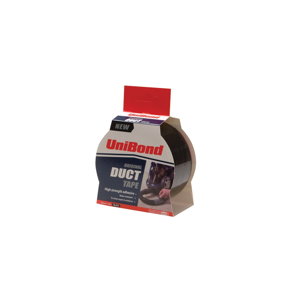 Unibond Duct Tape Black 50mm x 25m