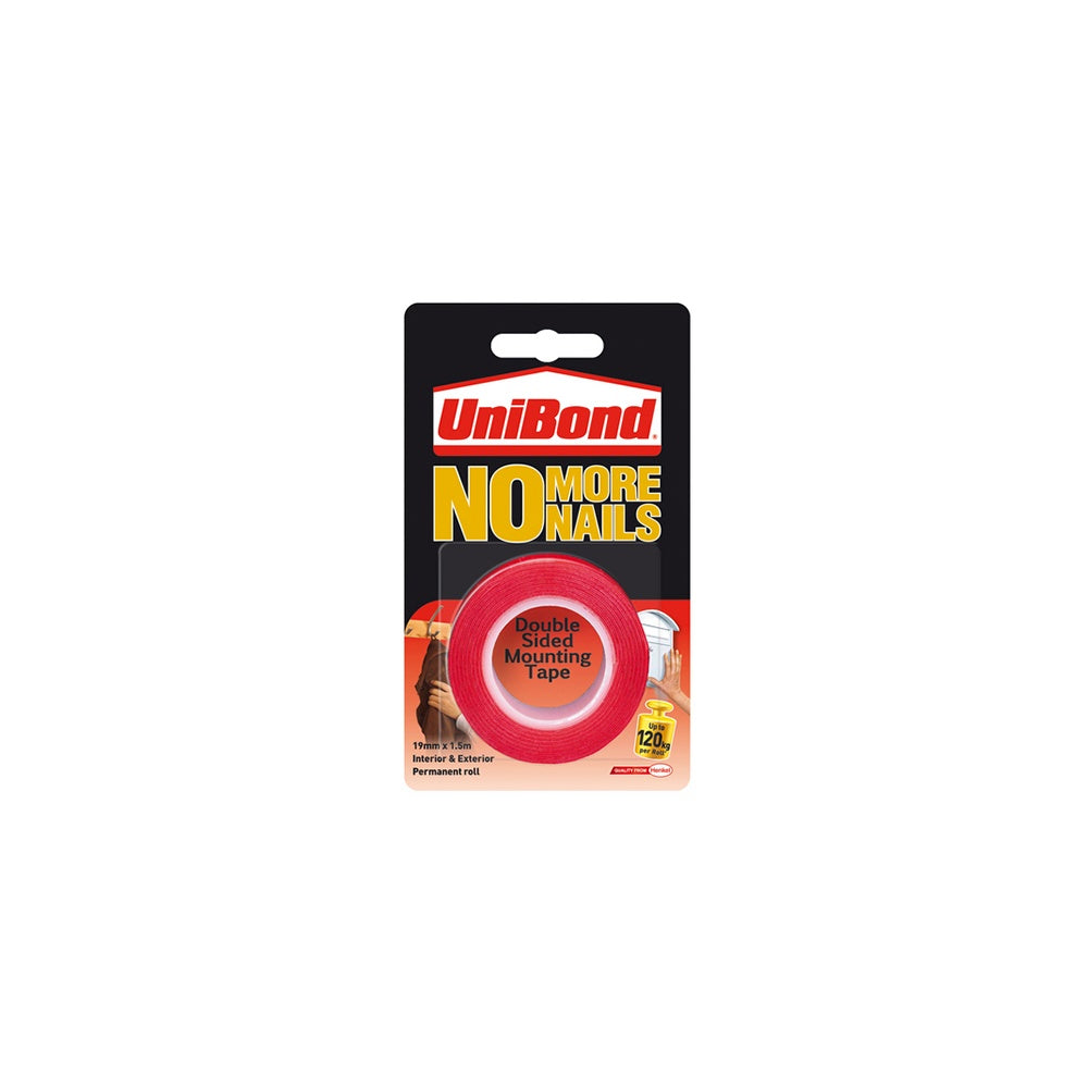 Unibond No More Nails Roll Interior / Exterior 19mm x 1.5m