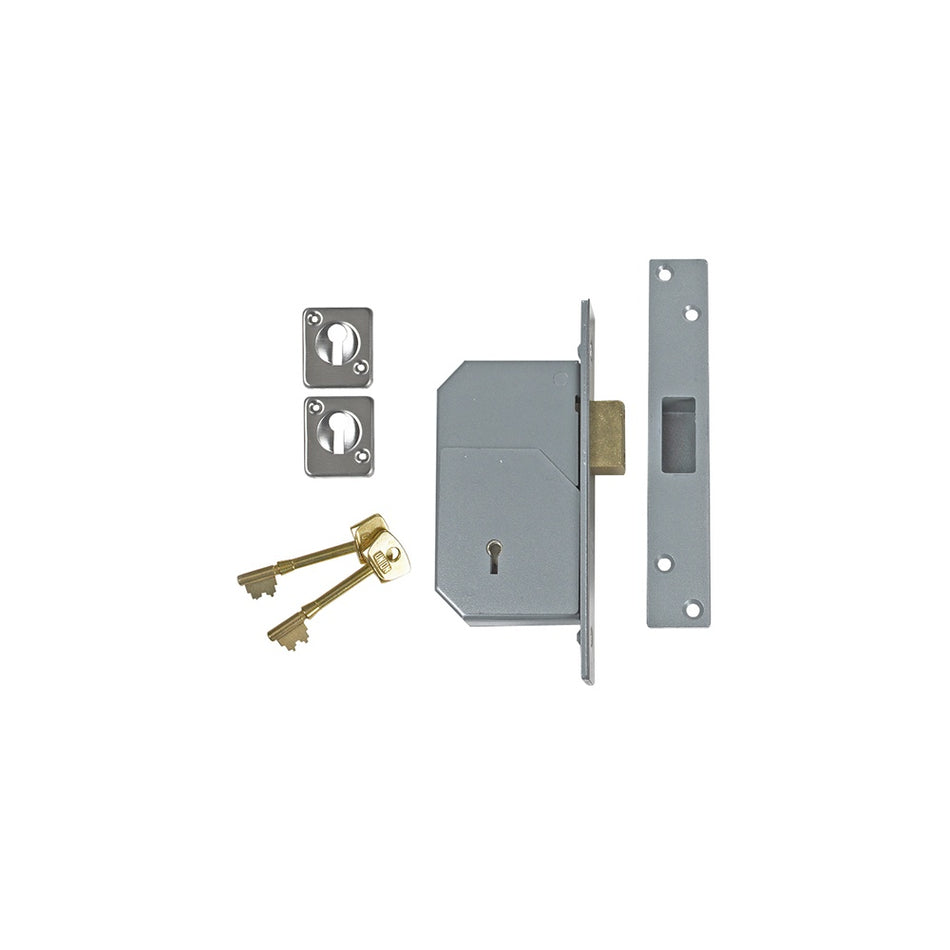 UNION 3G110 C Series 5 Detainer Deadlock 73mm Satin Brass