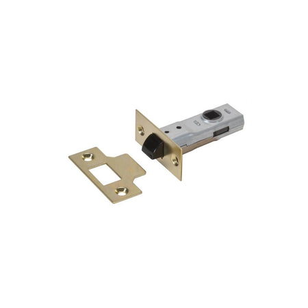 UNION J2600 3.0 Tubular Latch Essentials Polished Brass Finish 79mm 3in Boxed