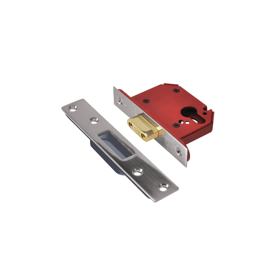 UNION StrongBOLT 21EU EUS-SS-3.0 Euro Deadlock Stainless Steel 81mm 3in