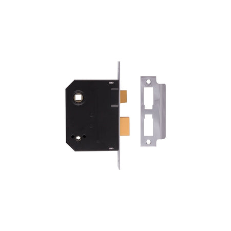 UNION 2294 Mortice Bathroom Lock Polished Brass 63mm 2.5in Visi