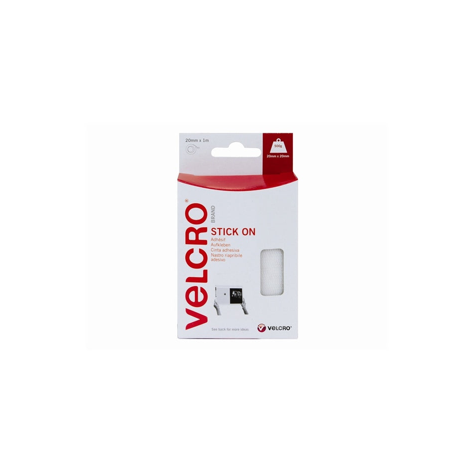 VELCRO???? Brand Stick On VELCRO???? Brand Tape 20mm x 10m Black