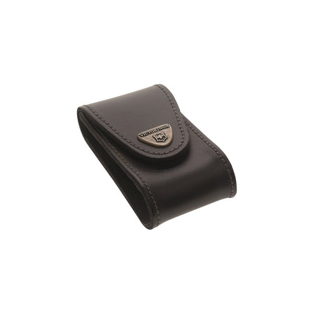 Victorinox Black Leather Belt Pouch (5-8 Layer)