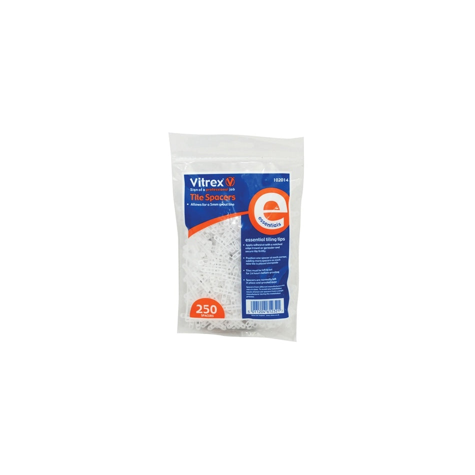 Vitrex 102014 Essential Tile Spacers (250) 5mm
