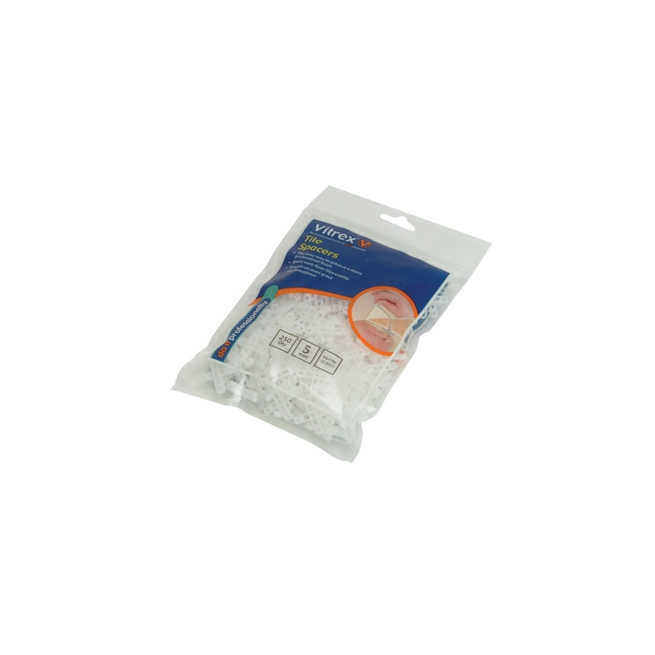 Vitrex 10 2052 Floor Tile Spacers 5.00mm Pack of 500