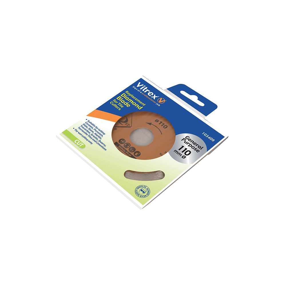 Vitrex 10 3409 Diamond Blade Standard 110mm