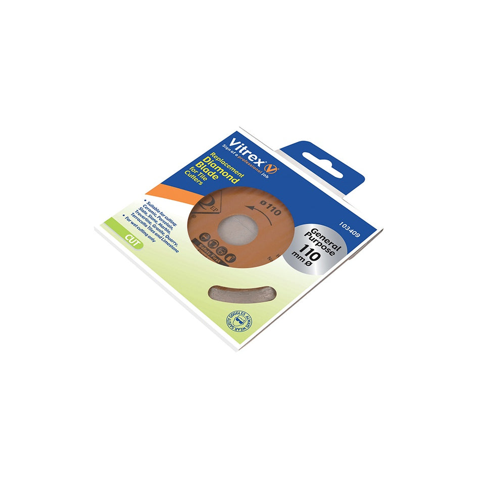 Vitrex 10 3409 Diamond Blade Standard 110mm