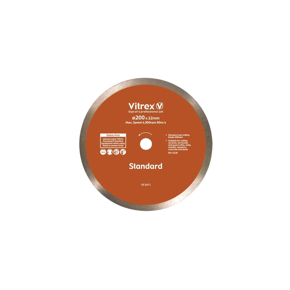 Vitrex 10 3411 Diamond Blade Standard 200mm