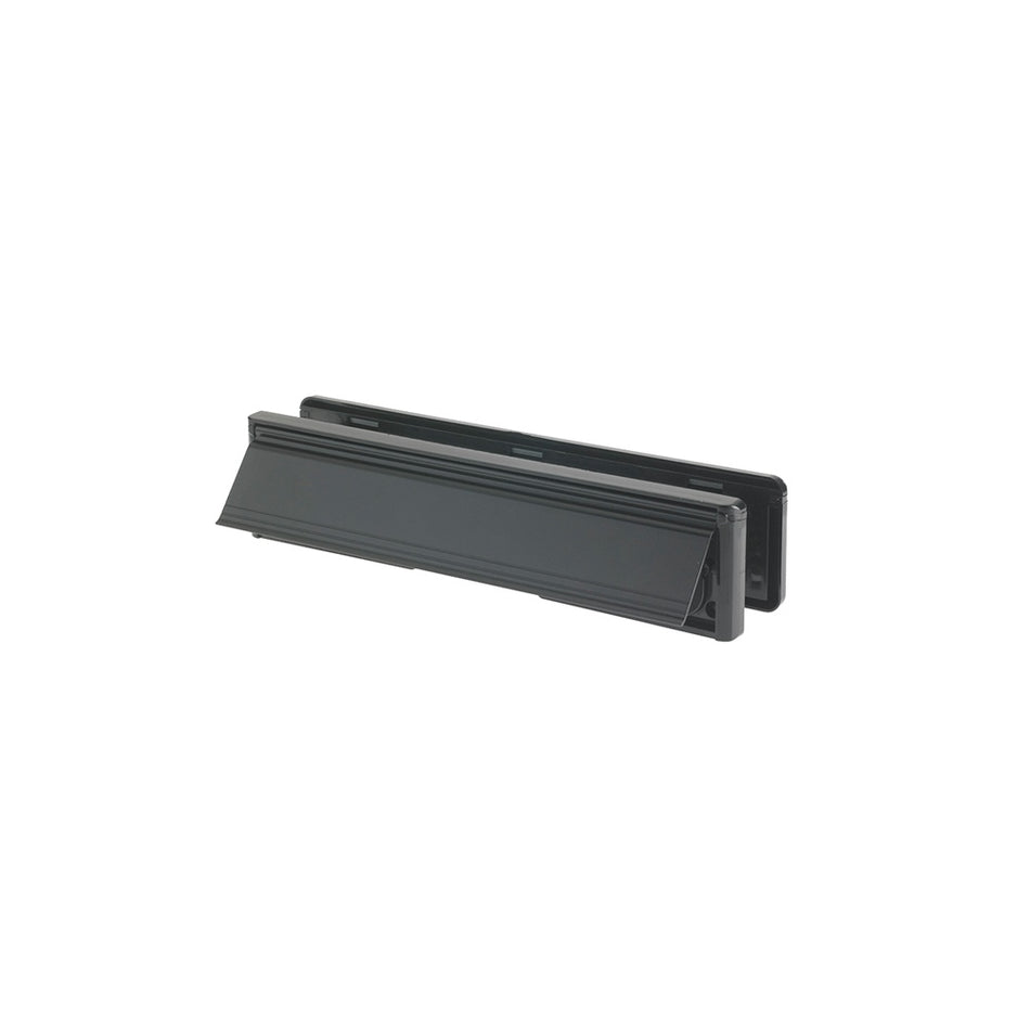 Yale Locks Letter Plate 300mm (12in) Black Visi