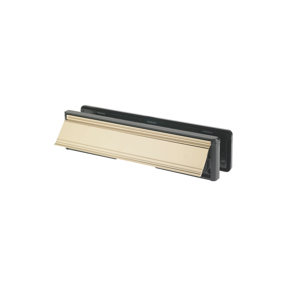 Yale Locks Letter Plate 300mm (12in) PVD Gold Visi