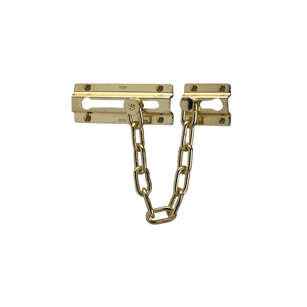 Yale Locks P1037 Door Chain Brass Finish