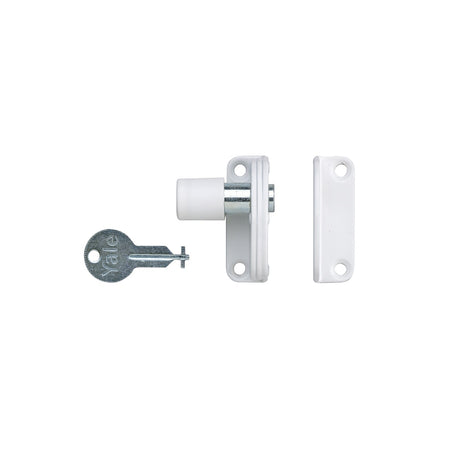 Yale Locks P123 Sash Window Presslock White