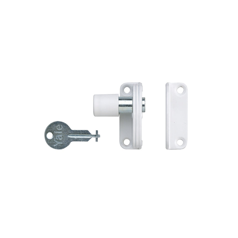 Yale Locks P123 Sash Window Presslock White