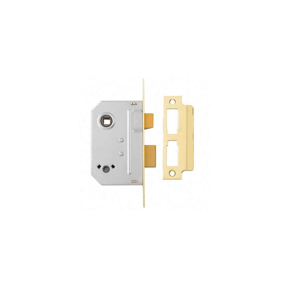 Yale Locks PM236 Bathroom 2 Lever Sashlock 67mm 2.5in Polished Brass