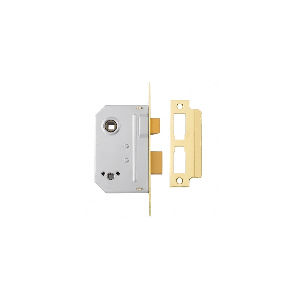Yale Locks PM236 Bathroom 2 Lever Sashlock 67mm 2.5in Polished Brass