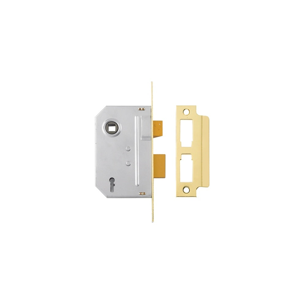 Yale Locks PM246 Internal 2 Lever Mortice Sashlock 67mm 2.5in Polished Brass