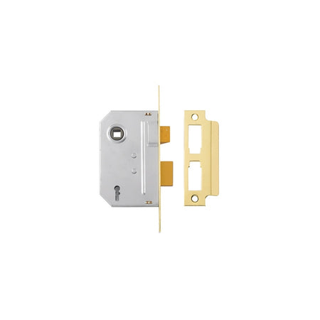 Yale Locks PM246 Internal 2 Lever Mortice Sashlock 67mm 2.5in Polished Brass